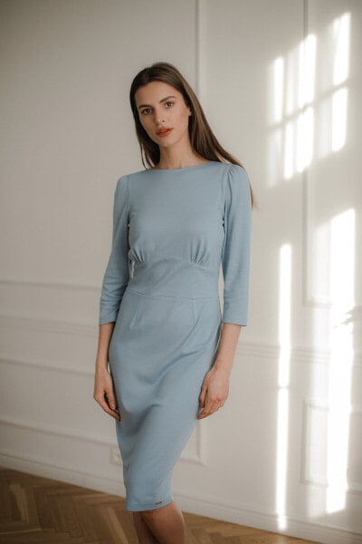 Платье Lenitif Sukienka L079 синее