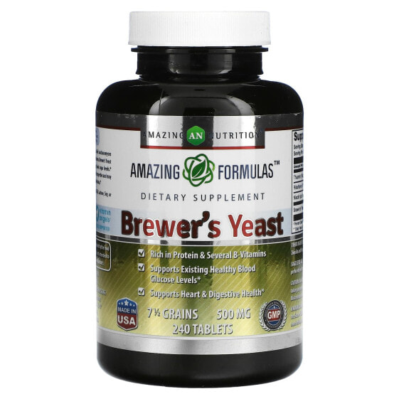 Brewer's Yeast, 1,500 mg, 240 Tablets (500 mg per Tablet)