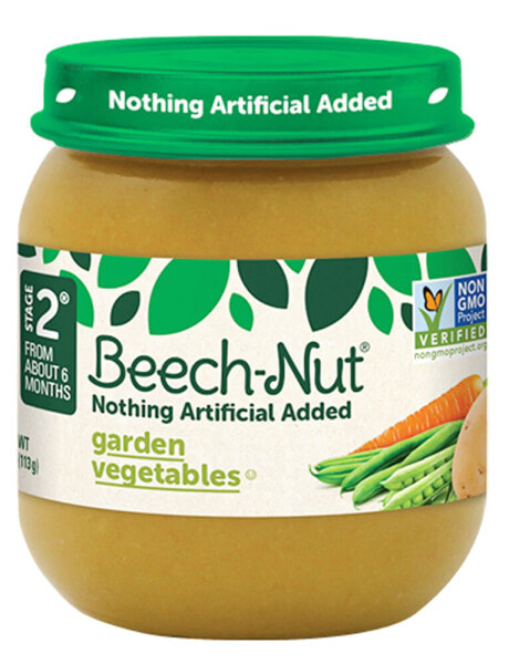 Детское пюре Beech-Nut от 6 месяцев, овощное, 10 шт