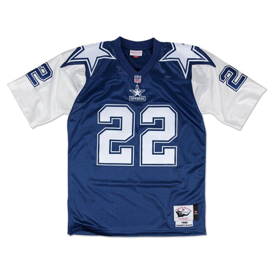 [AJY6CP18022-DCONAVY95ESM] Mens Mitchell & Ness NFL Authentic Jersey Dallas Cowb