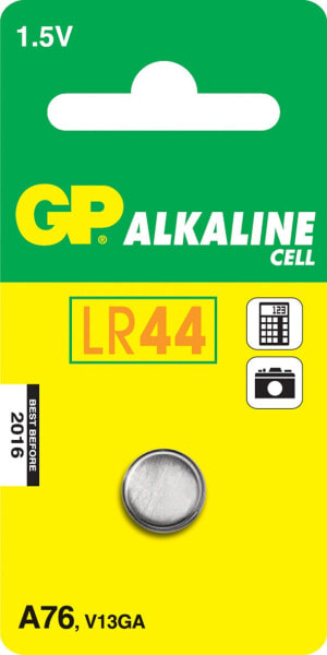 GP Battery Alkaline Cell A76 - Single-use battery - Alkaline - 1.5 V - 1 pc(s) - Stainless steel - 5.4 mm