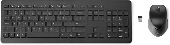 HP Wireless 950MK Keyboard Mouse - Keyboard - 1,200 dpi