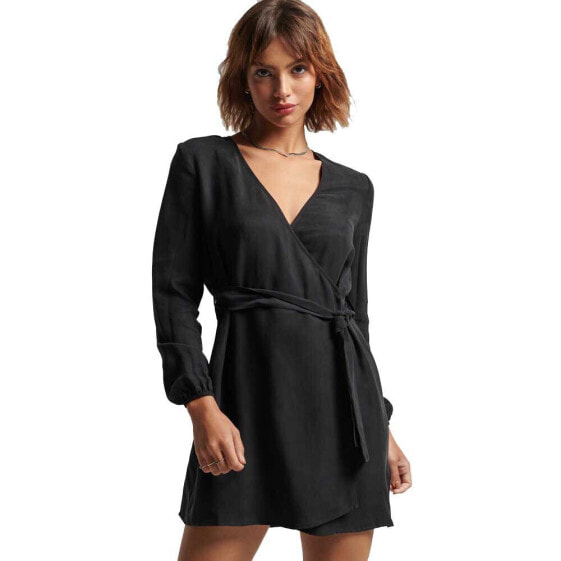 SUPERDRY Studios Cupro Mini Short Dress