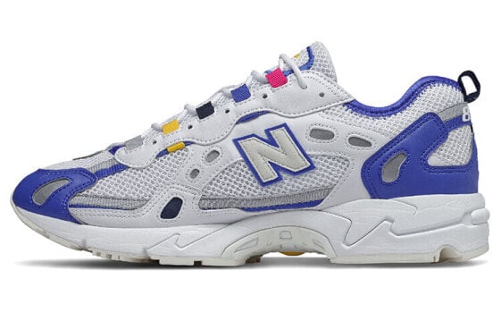 Кроссовки Мужские Бело-синие New Balance NB 827