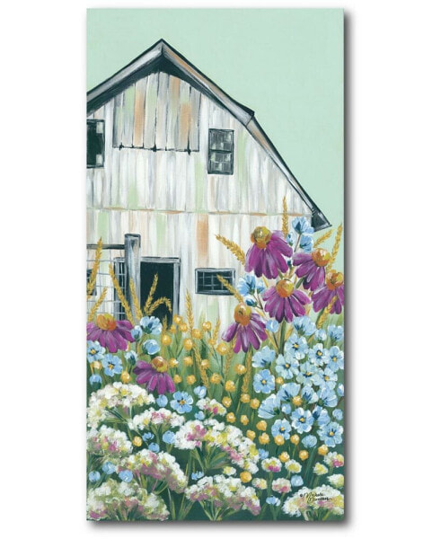 Field Day on The Farm Gallery-Wrapped Canvas Wall Art - 14" x 28"