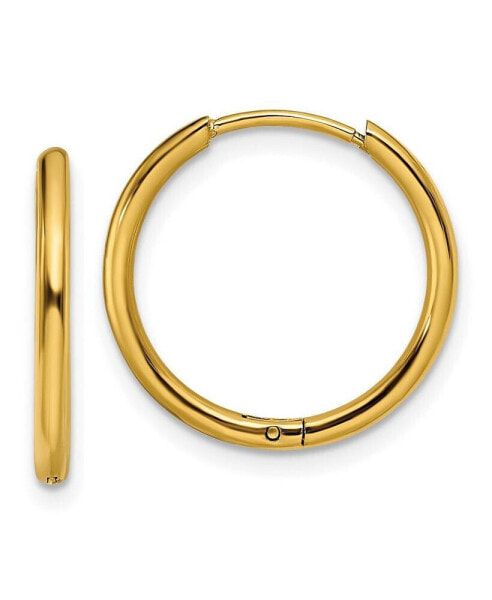 Серьги Anne Klein Beaded C-Hoop Gold Pearl