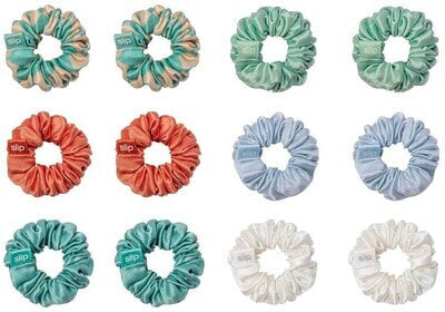 Pure Silk minnie Scrunchies - Seaside