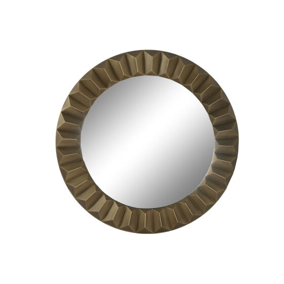 Настенное зеркало домашнее Home ESPRIT Золотое Хрустальное Железо Современное 110,5 x 5,5 x 110,5 см