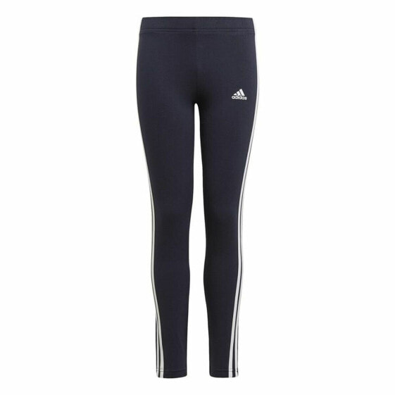 Sports Leggings for Children Adidas Essentials 3 Stripes Navy Blue