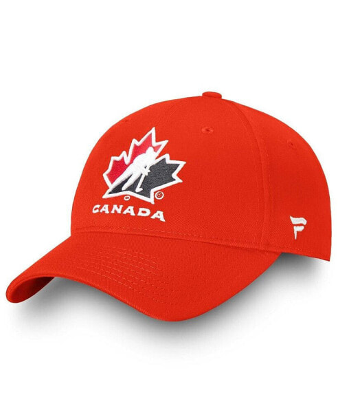 Men's Red Hockey Canada Core Adjustable Hat