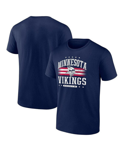 Men's Navy Minnesota Vikings Americana T-Shirt