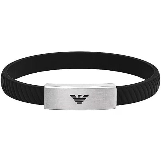 Black men´s bracelet EGS2996040