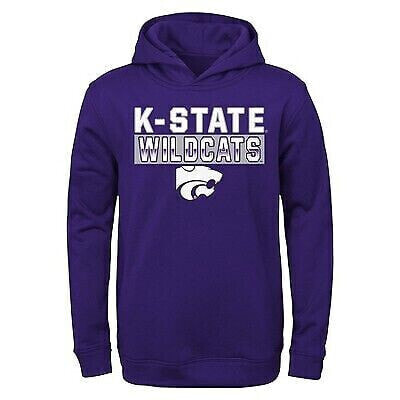 NCAA Kansas State Wildcats Toddler Boys' Poly Hooded Sweatshirt - 4T