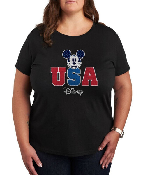 Топ Air Waves Plus Size Mickey Mouse