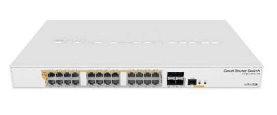 MikroTik CRS328-24P-4S+RM - Managed - L2/L3 - Gigabit Ethernet (10/100/1000) - Power over Ethernet (PoE) - Rack mounting - 1U