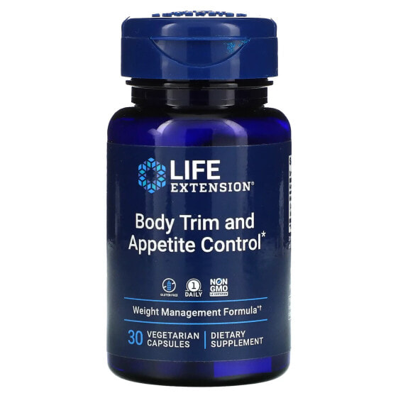 Life Extension, Тримминг для тела и контроль аппетита, 30 вегетарианских капсул