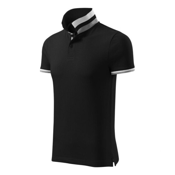 Malfini Collar Up M MLI-25601 black polo shirt