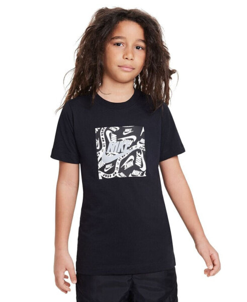 Big Kids Sportswear Relaxed-Fit Logo T-Shirt