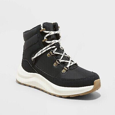 Women's Norah Winter Hiker Boots - Universal Thread Black 9