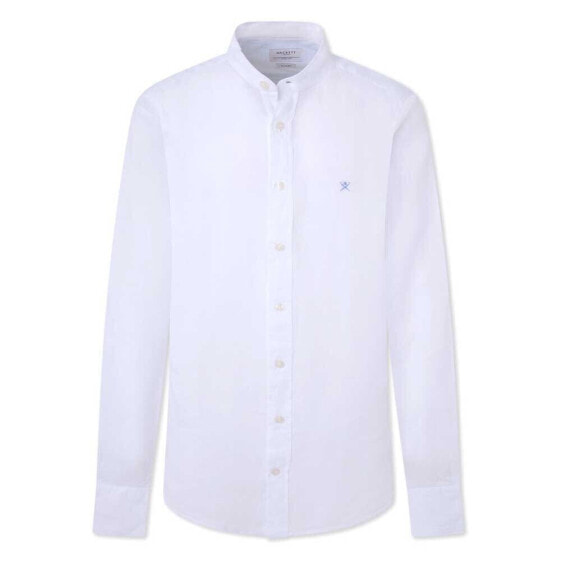 HACKETT HM309742 Garment Dye Linen long sleeve shirt