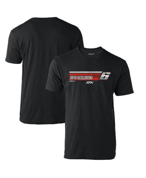 Men's Heather Charcoal Brad Keselowski Hot Lap T-shirt