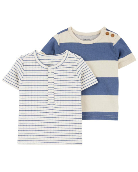 Baby 2-Pack Short-Sleeve Tees 9M