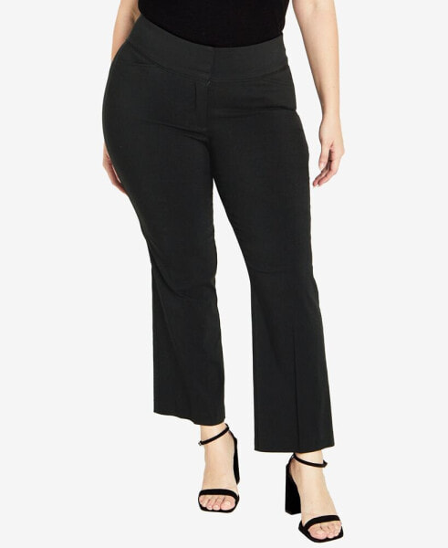 Plus Size Super Stretch Regular Length Trouser Pant