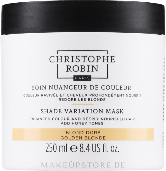 Haarmaske - Christophe Robin Shade Variation Hair Mask Golden Blonde