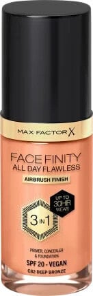 Foundation Facefinity All Day Flawless LSF 20, 82 Deep Bronze, 30 ml