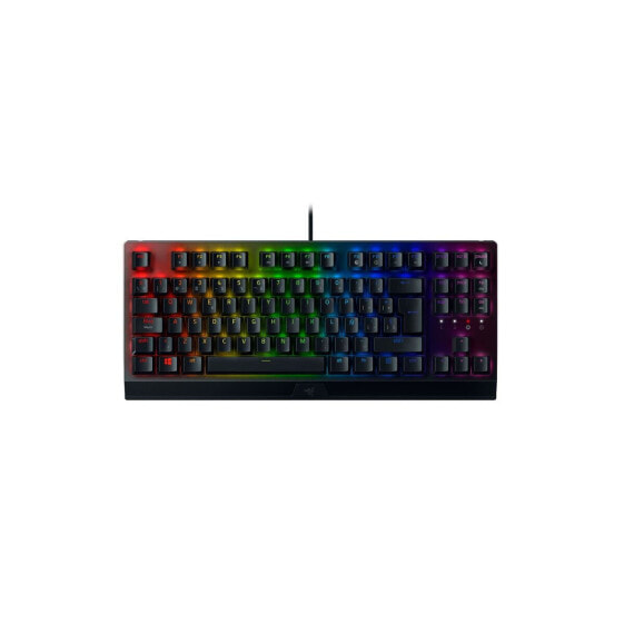 Игровая клавиатура Gaming Razer BlackWidow V3 TKL Испанская Qwerty Чёрный LED RGB