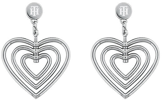Romantic steel earrings Heart TH2780406