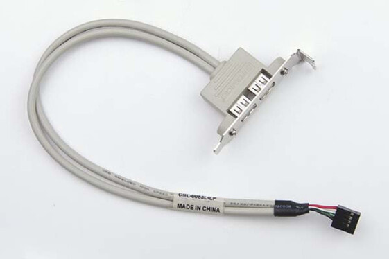 Supermicro CBL-0083L-LP - Universal - Other - Grey - 2x USB 2.0 - PORT W/KEY - 0.4 m