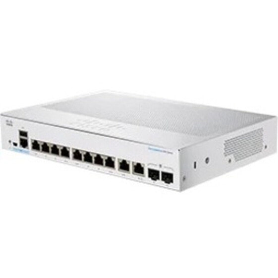 Переключатель CISCO CBS350-8T-E-2G-EU Белый