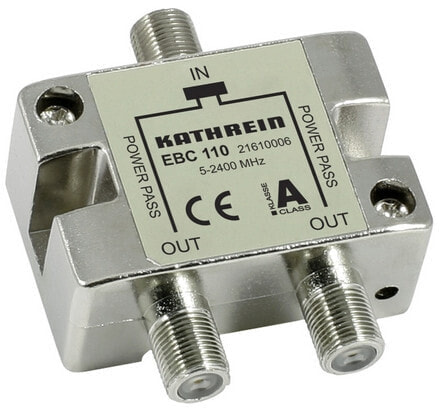 KATHREIN EBC 110 - Cable splitter - 5 - 2400 MHz - Silver - Metal - F - 55 mm