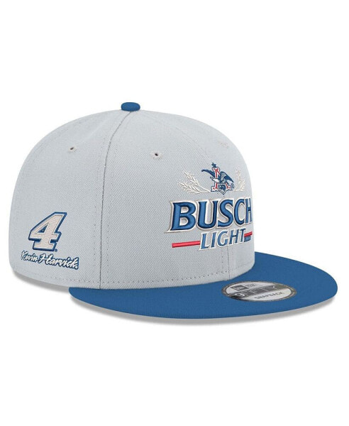 Men's Gray, Blue Kevin Harvick Busch Light 9FIFTY Snapback Hat