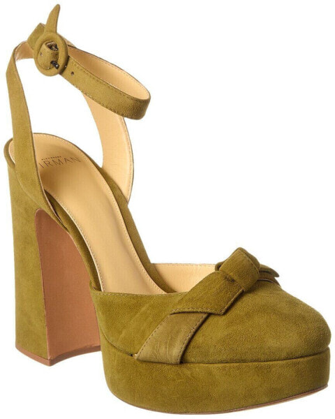 Alexandre Birman Clarita Vita 120 Suede Platform Pump Women's