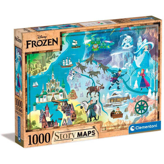Пазл детский CLEMENTONI Disney Frozen 2 1000 деталей