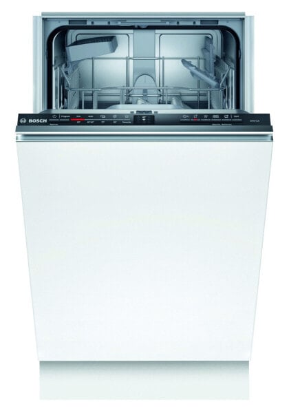 Встраиваемая посудомоечная машина BOSCH Serie 2 SPV2IKX10E полностью встраиваемая (45 см) черная 1.75 м/1.65 м/2.05 м
