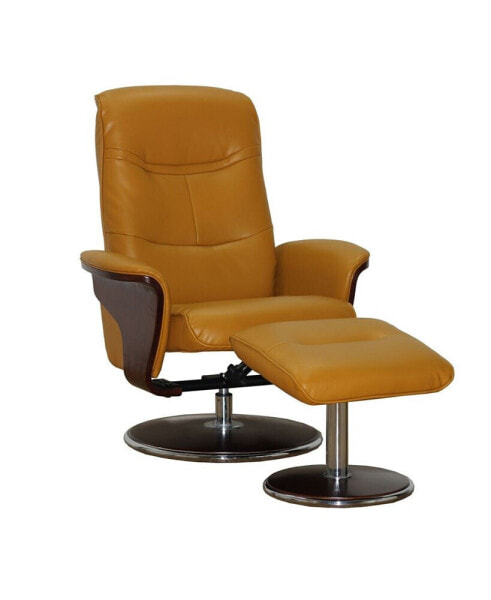 Кресло с подставкой для ног Artiva USA Milano современное изгибающееся