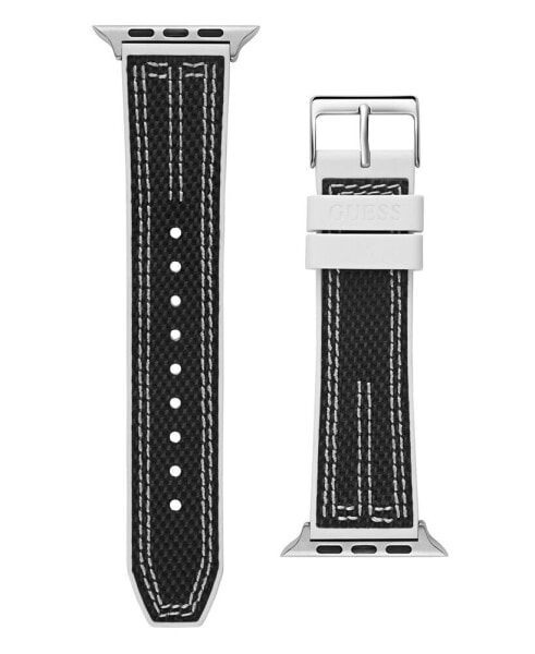 Ремешок GUESS Black Nylon on White Silicone Apple Watch