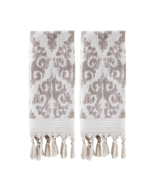 Mirage Fringe 2 Piece Hand Towel Set