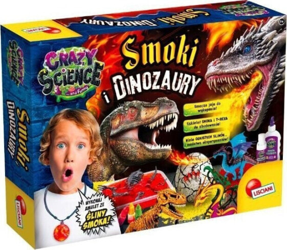 Lisciani Crazy Science Smoki i dinozaury Zestaw Naukowy 89390 LISCIANI p6