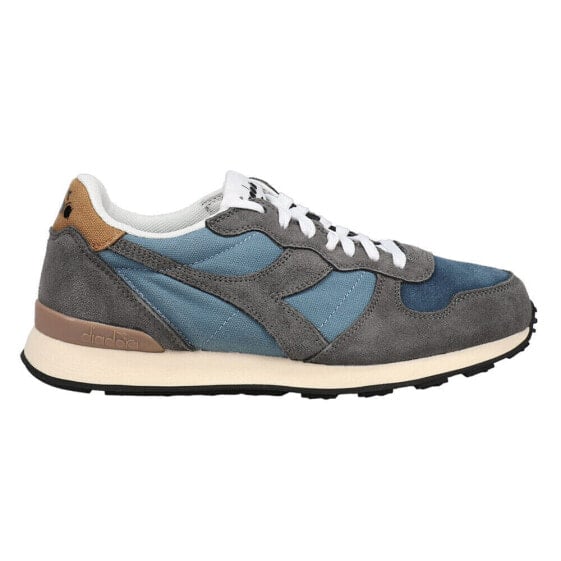 Diadora Camaro Suede Lace Up Mens Blue, Grey Sneakers Casual Shoes 178611-D0094