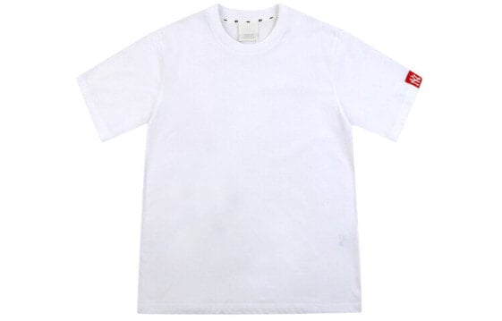 MLB 袖标签圆领T恤 男女同款 白色 / Футболка MLB T 31TS02031-50W