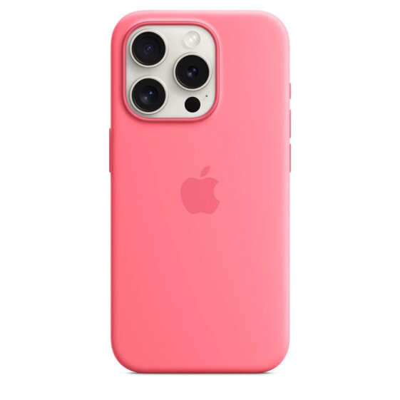 Apple iPhone 15 Pro Silikon Case mit MagSafe"Pink iPhone 15 Pro