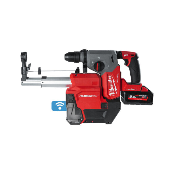 Milwaukee ONE KEY Akku-Kombihammer + Staubabsaugung M18ONEFHXDEL-552C