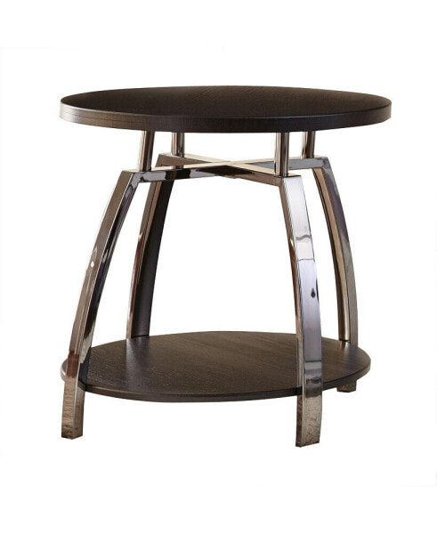 Steve Silver Coham 23" Round Laminate Top End Table