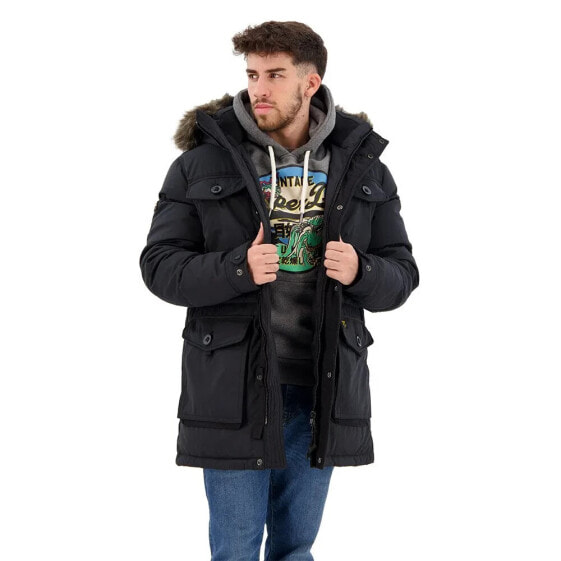 SUPERDRY Chinook Faux Fur Parka