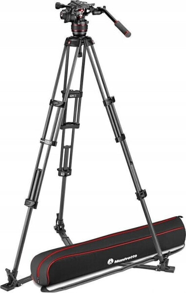 Statyw Manfrotto Zestaw Twin Carbon z głowicą 608- dolna rozp