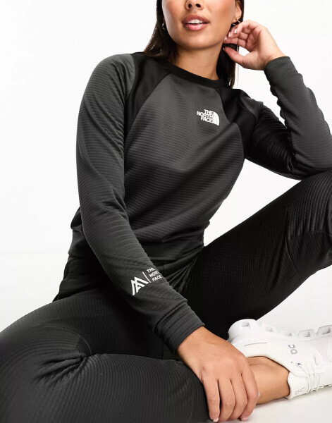 The North Face Training Mountain Athletic fleece sweatshirt in black